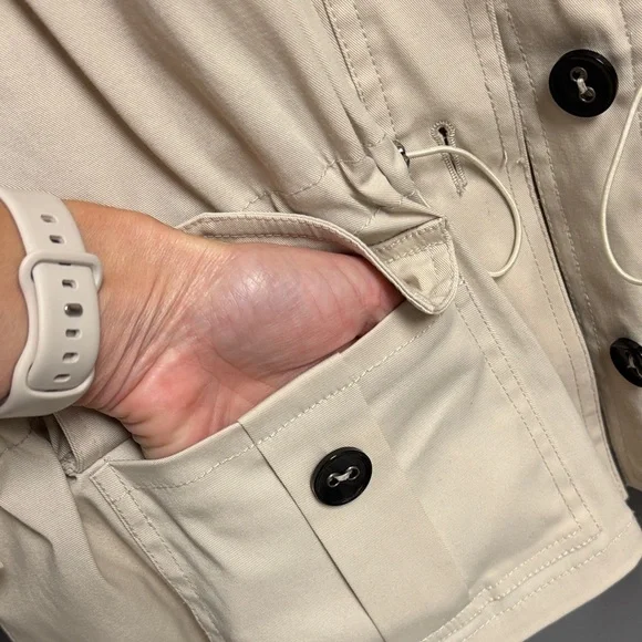 Ruby Rd. Cream Utility Jacket - Picture 6 of 10